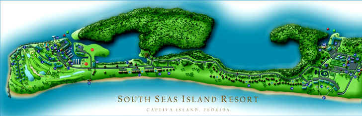 South Seas Resort Map About South Seas